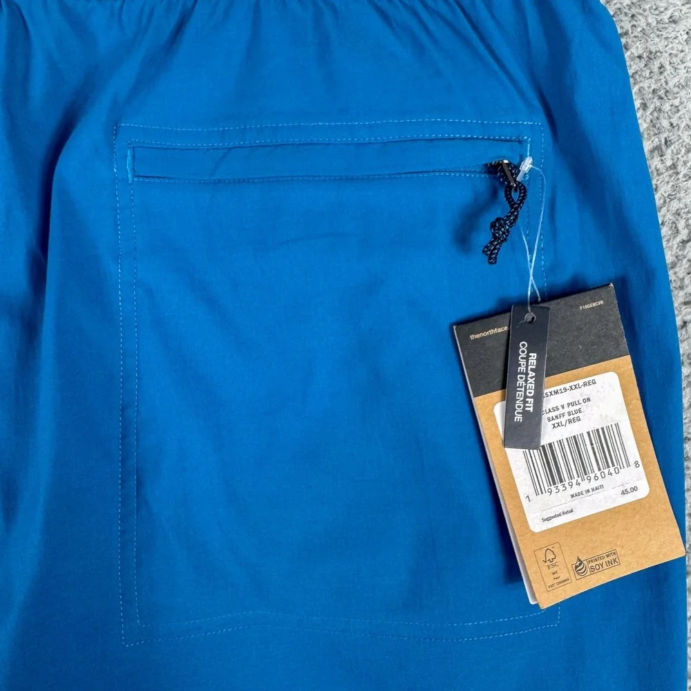 The North Face Shorts Mens 2XL Banff Blue Class V Pull On Nylon Swim Hiking‎
